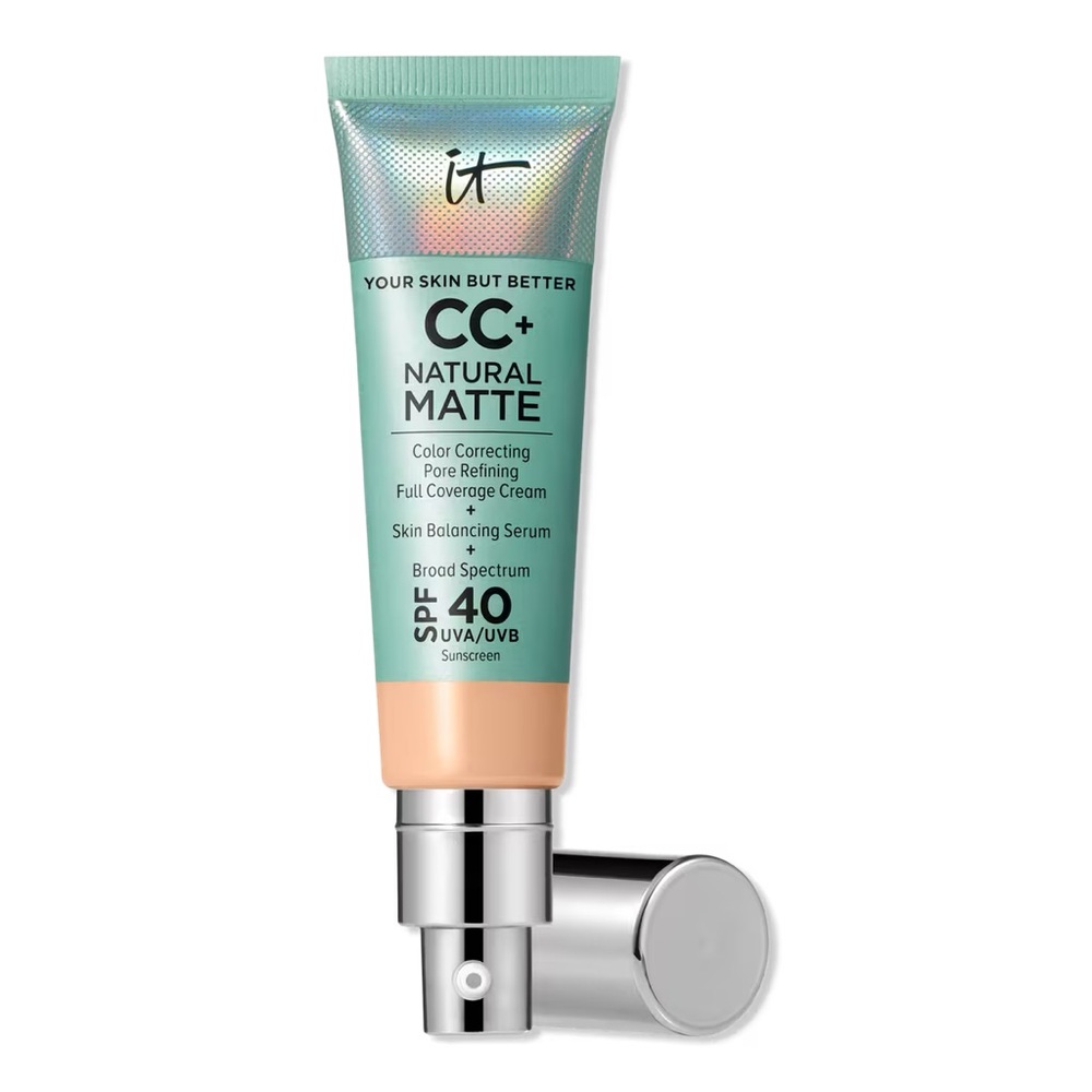 IT Cosmetics CC+ Natural Matte with SPF 40 | Light Medium.